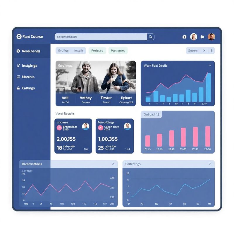 Coursecompass-Dashboard mit Kursempfehlungen und Filterleiste